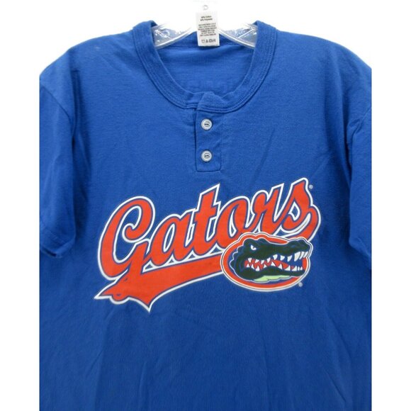 VINTAGE Florida Gators Jersey Shirt Small Russell Football Henley Y2K - Picture 2 of 11